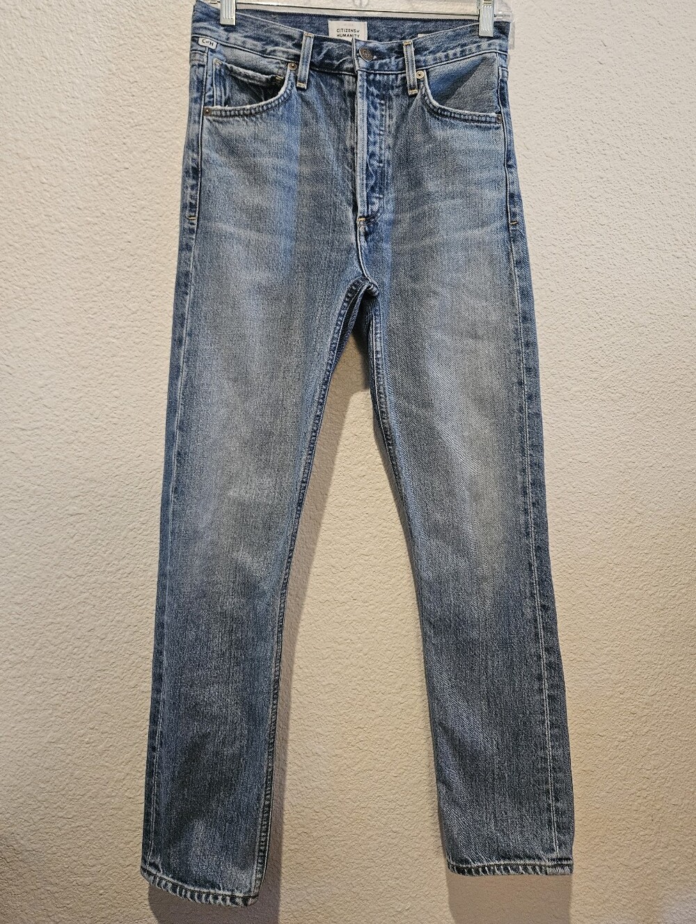 Citizens of Humanity Charlotte High Rise Straight Leg Jeans Size 25 Med Wash